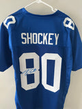 Jeremy Shockey Signed New York Giants Jersey – Leaf Witnessed COA