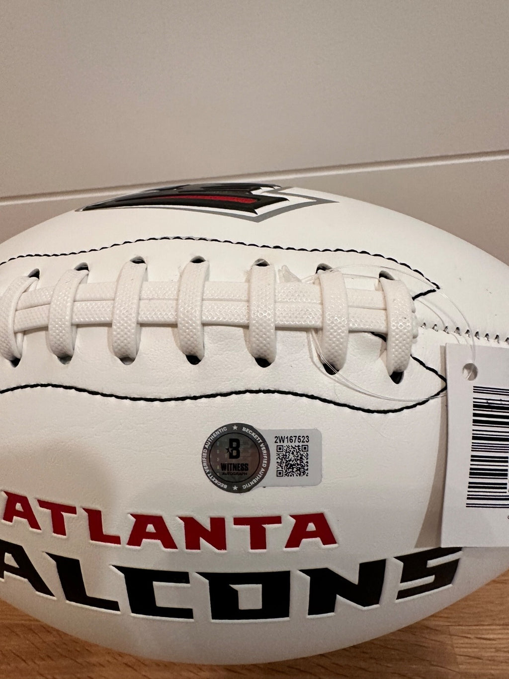 Charlie Woerner Signed Atlanta Falcons Football Beckett Authenticated