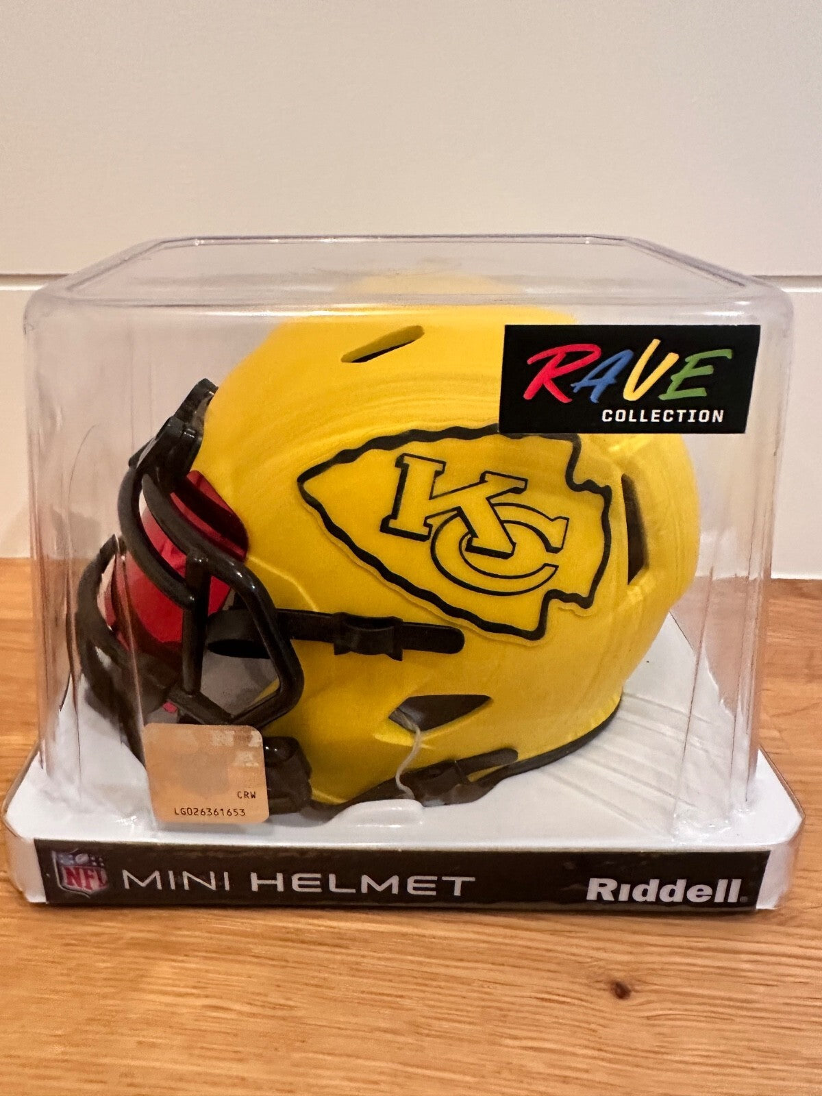 Larry Johnson Signed Kansas City Chiefs Rave Mini Helmet – JSA Witness COA