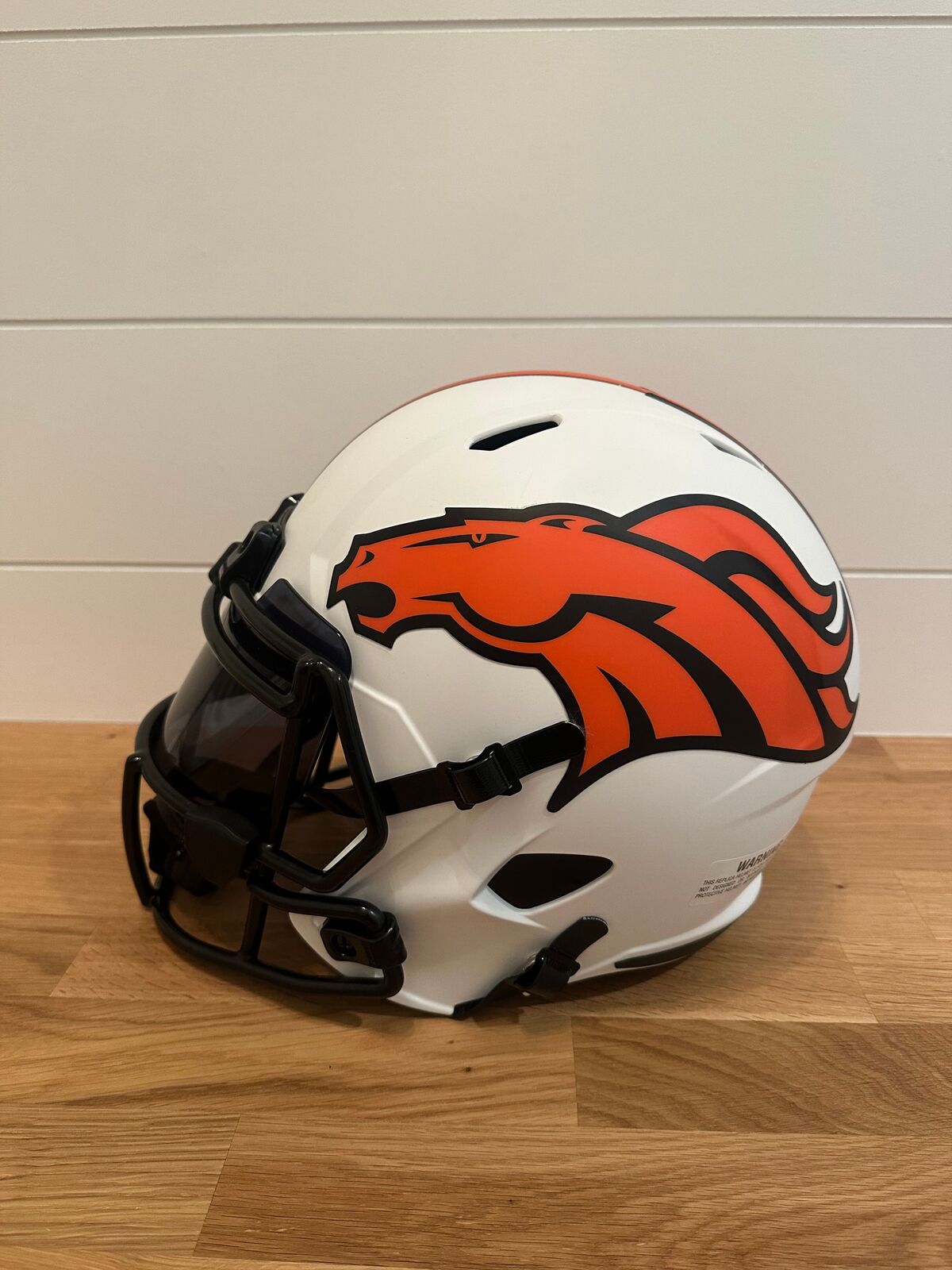 Jerry Jeudy Signed Denver Broncos Lunar Full-Size Replica Helmet – Beckett
