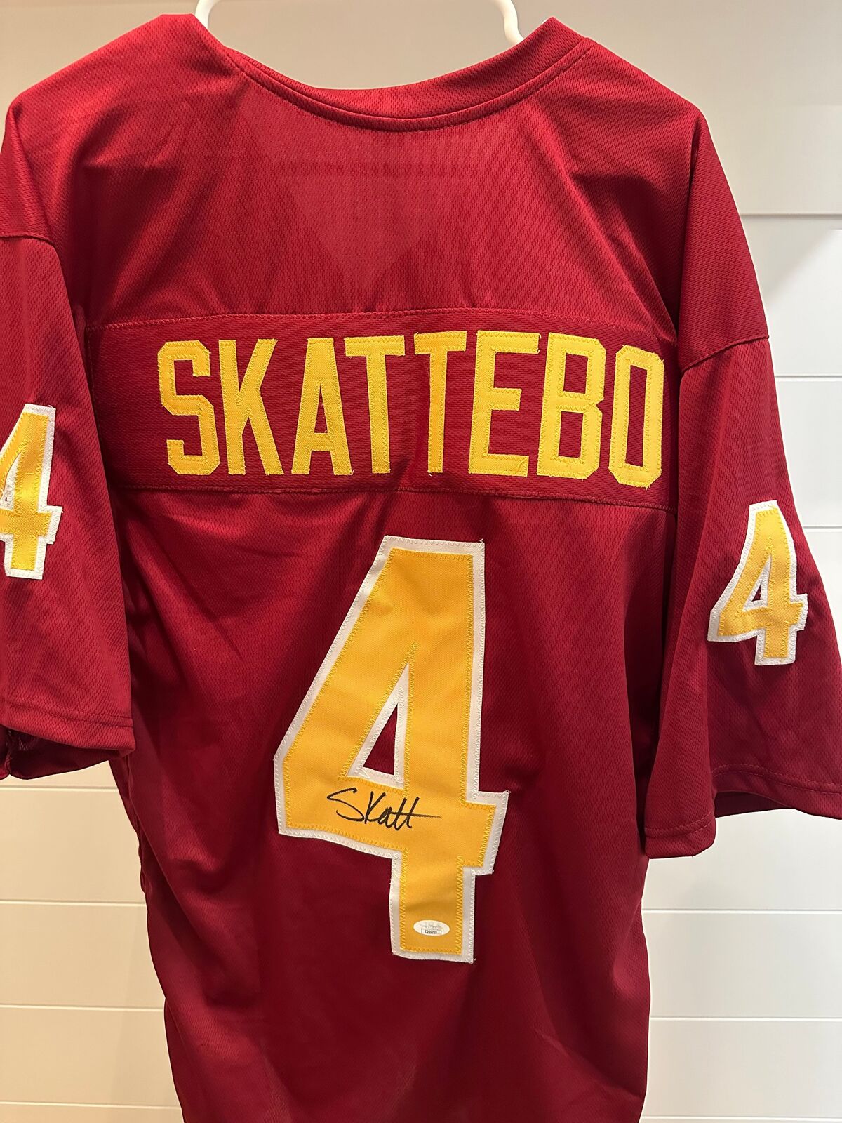 Cam Skattebo Signed Arizona State #4 Jersey – JSA Certified Description