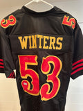 Dee Winters Signed 49ers #53 Black Jersey – Beckett Authenticated