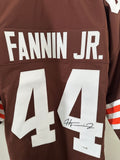Harold Fannin Jr. Signed Cleveland Browns Style Jersey – JSA Authenticated