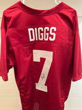 Trevon Diggs Signed Alabama Crimson Tide-Style #7 Jersey – Leaf Witnessed