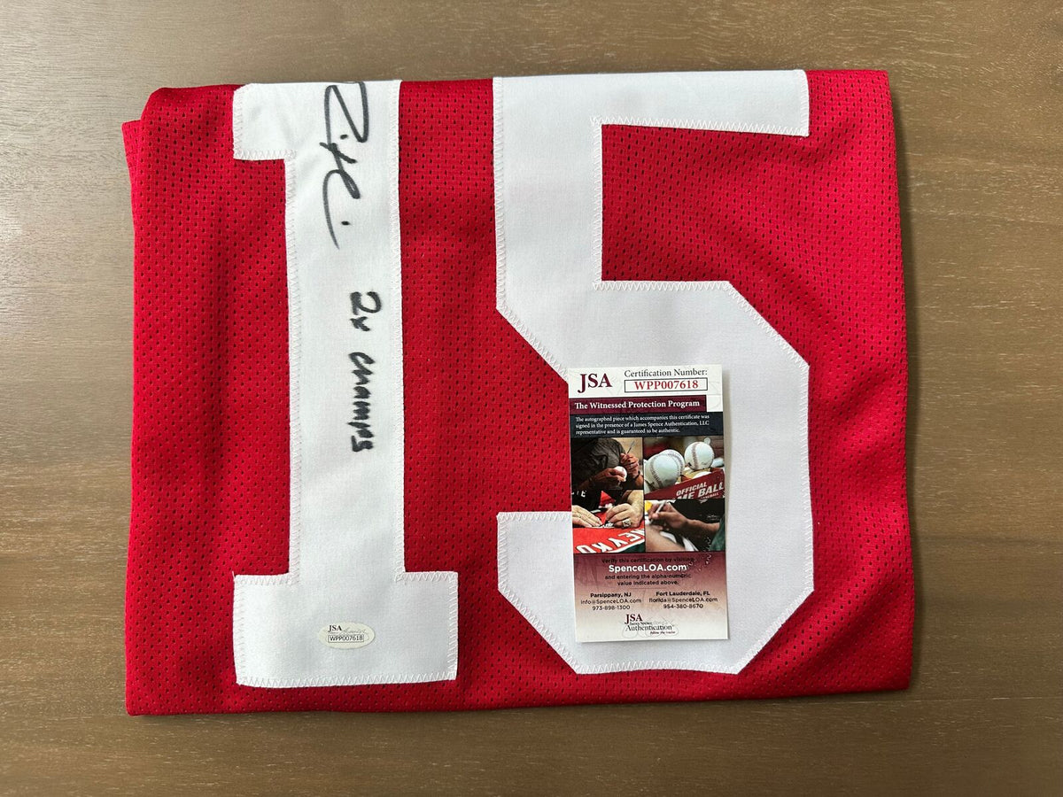 Ronnie Harrison Signed Alabama  Red #15 Football Jersey – JSA Witnessed COA