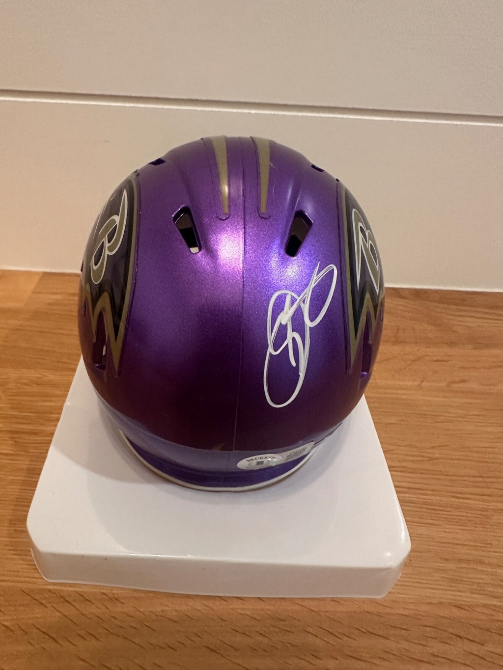Odell Beckham Jr. Signed Baltimore Ravens Mini Helmet – Beckett Witnessed