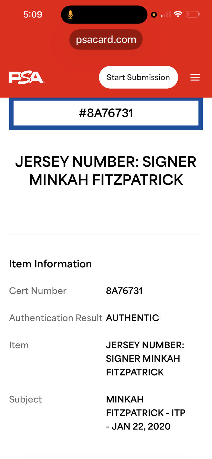 Minkah Fitzpatrick Signed Pittsburgh Steelers Jersey – PSA Authenticated