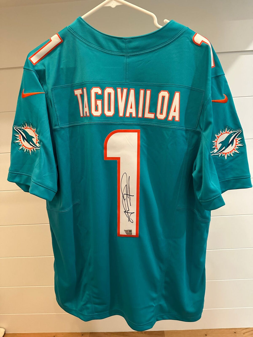 Tua Tagovailoa Signed Miami Dolphins Aqua Nike Limited Jersey – Fanatics