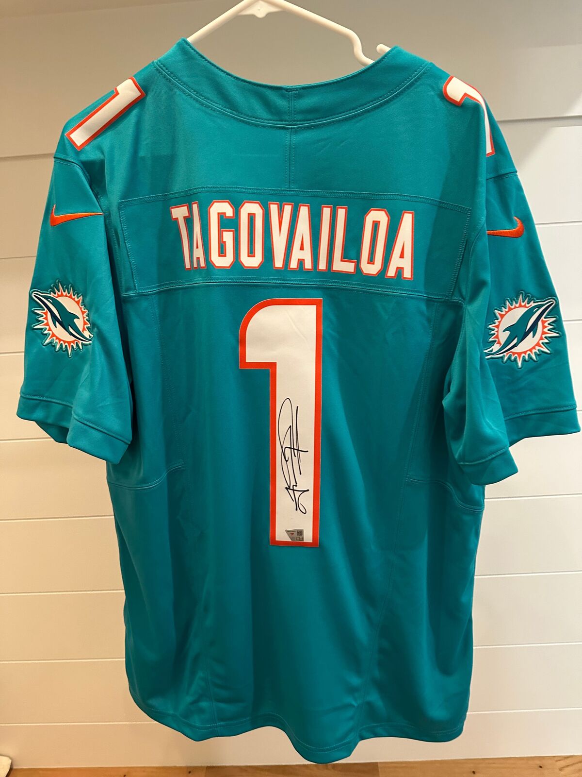 Tua Tagovailoa Signed Miami Dolphins Aqua Nike Limited Jersey – Fanatics