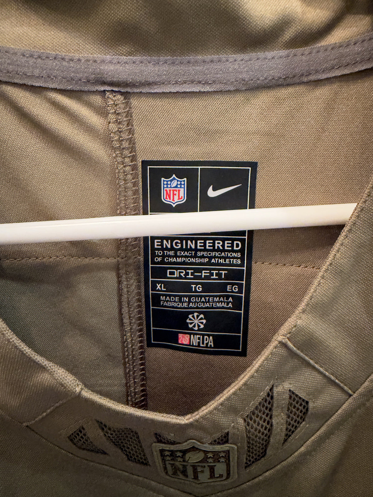 Brock Purdy San Francisco 49ers #13 Olive Football Jersey XL With Tags Unsigned