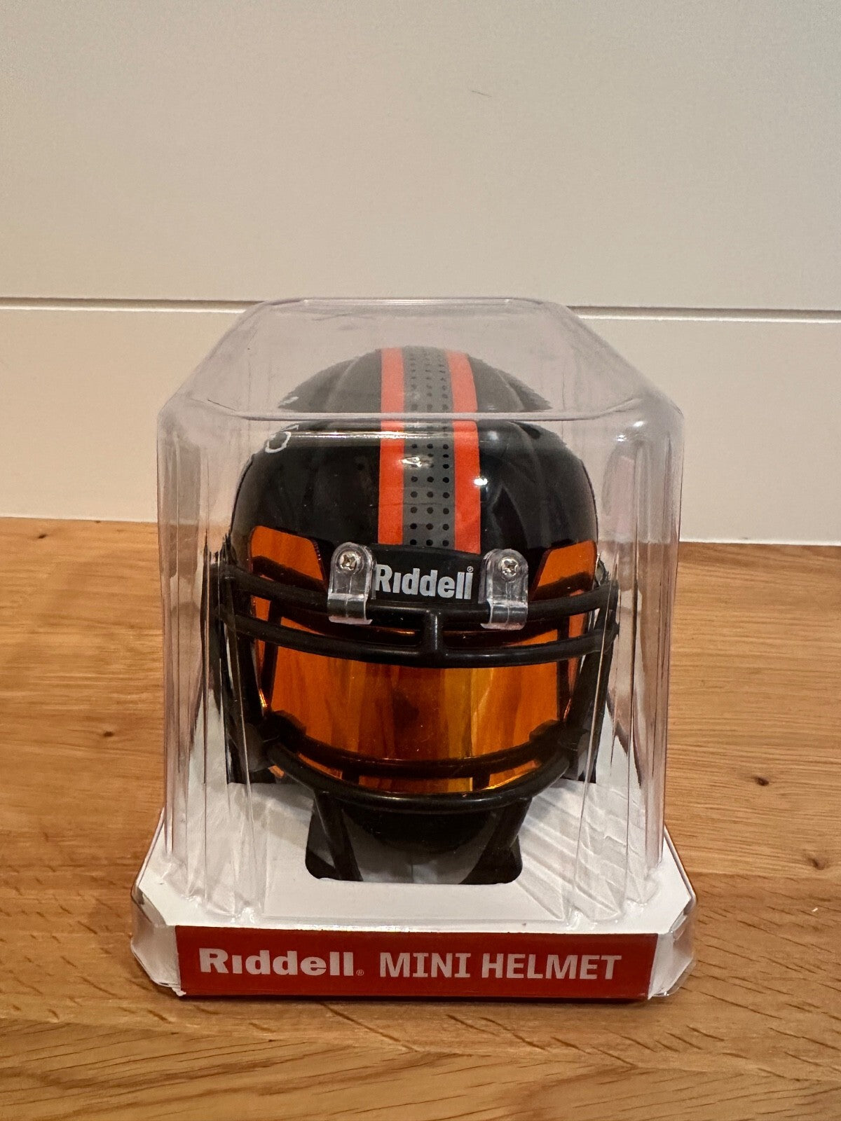 Antrel Rolle Signed Miami Hurricanes Mini Helmet Leaf Witnessed COA