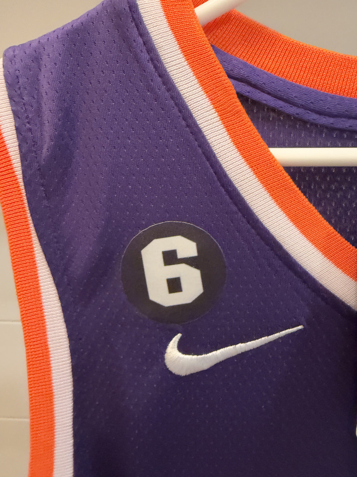 Kevin Durant Phoenix Suns #35 Purple Basketball Jersey Size 52 Unsigned