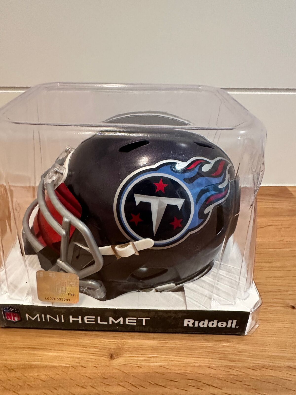 Calvin Ridley Signed Tennessee Titans Riddell Mini Helmet – Beckett Witness COA