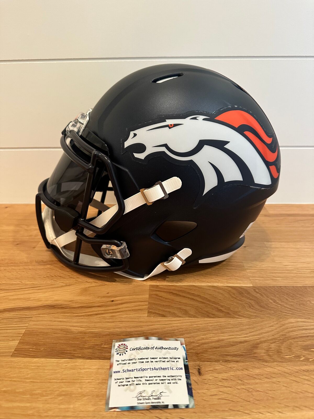 Jake “The Snake” Plummer Signed Denver Broncos Full Size Speed Replica Helmet –