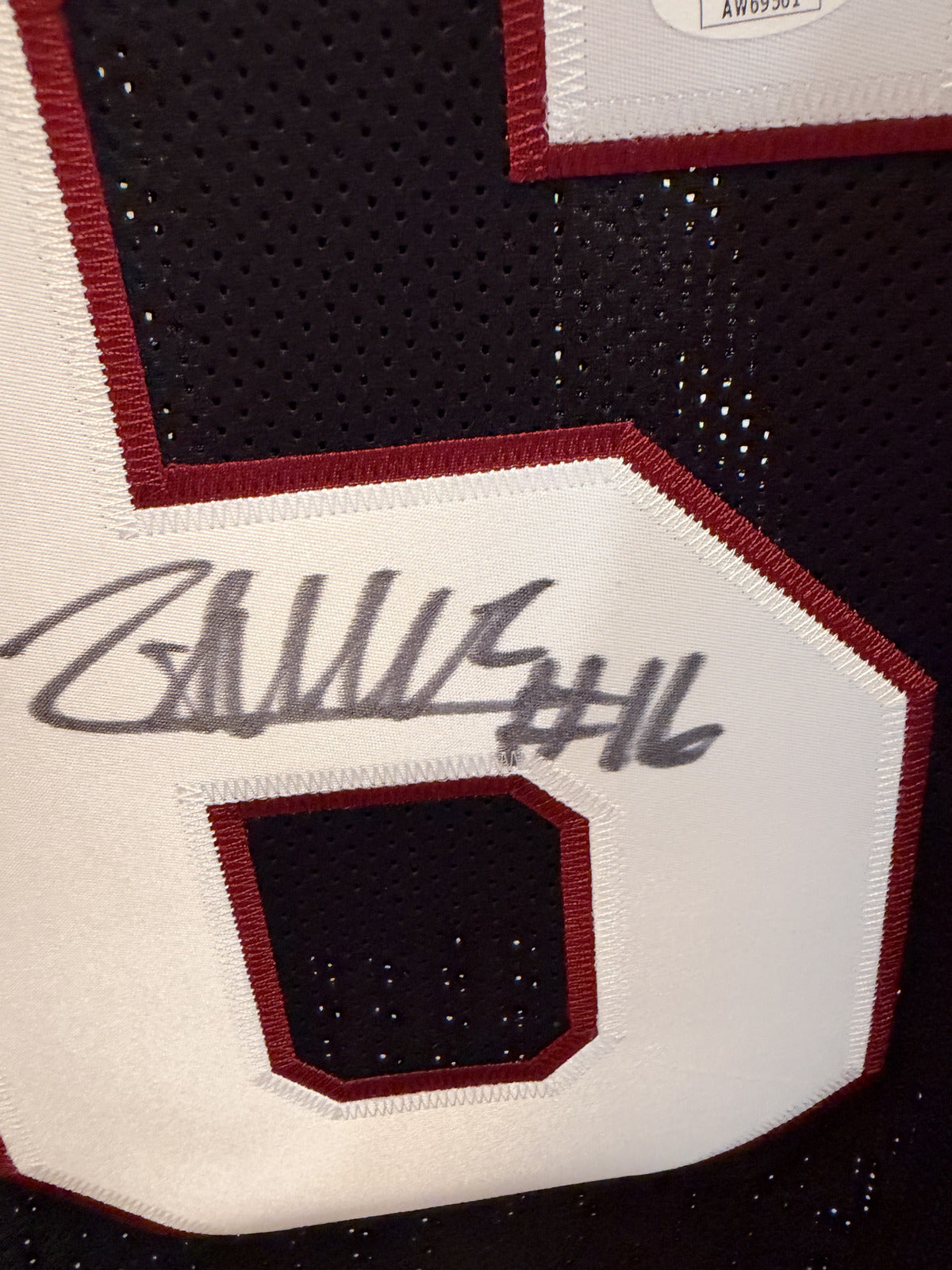 LaNorris Sellers Signed South Carolina Gamecocks #16 Black Custom Jersey JSA