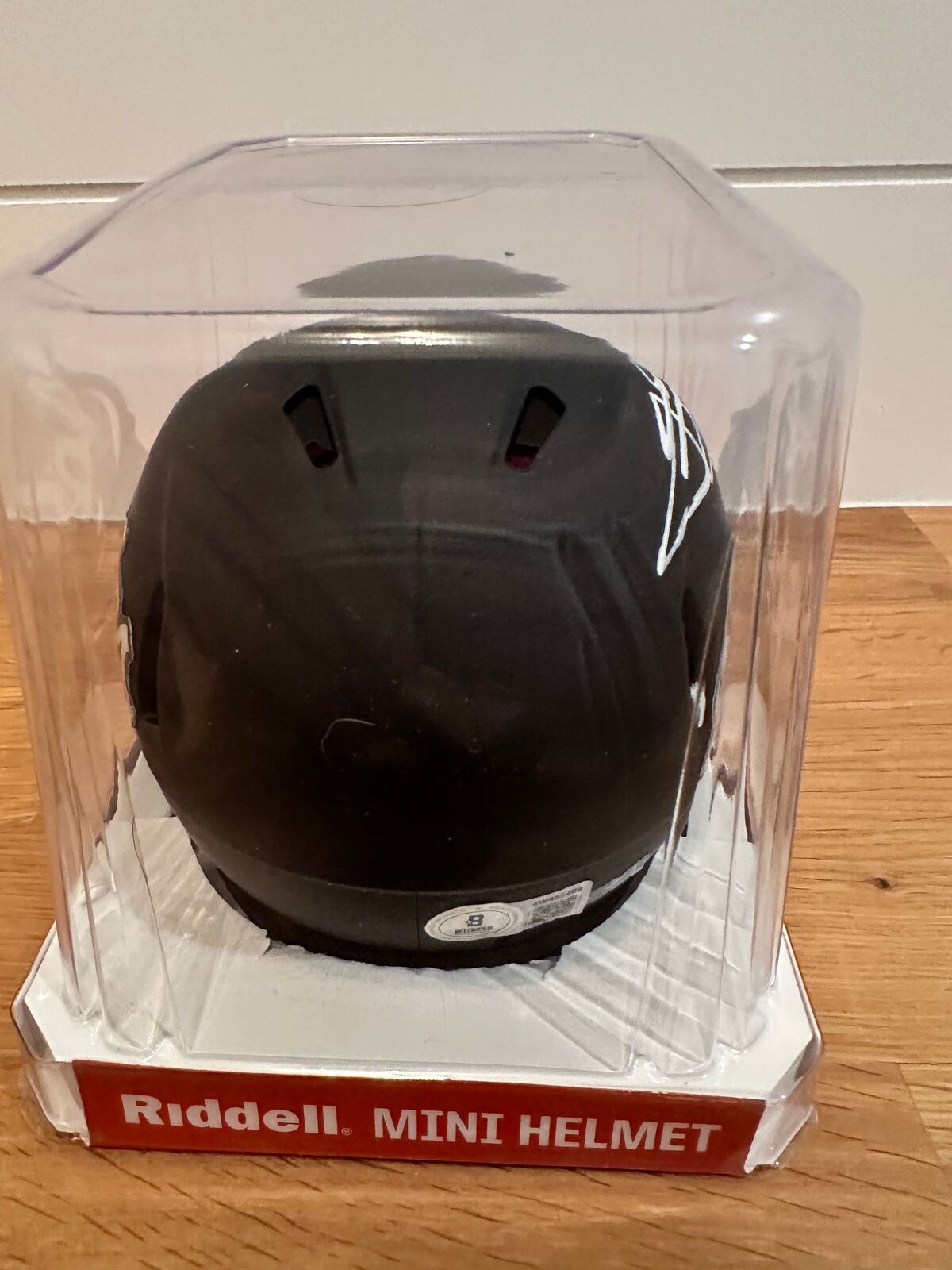 Johnny Manziel Signed Texas A&M Aggies Riddell Mini Helmet — Beckett Witness COA