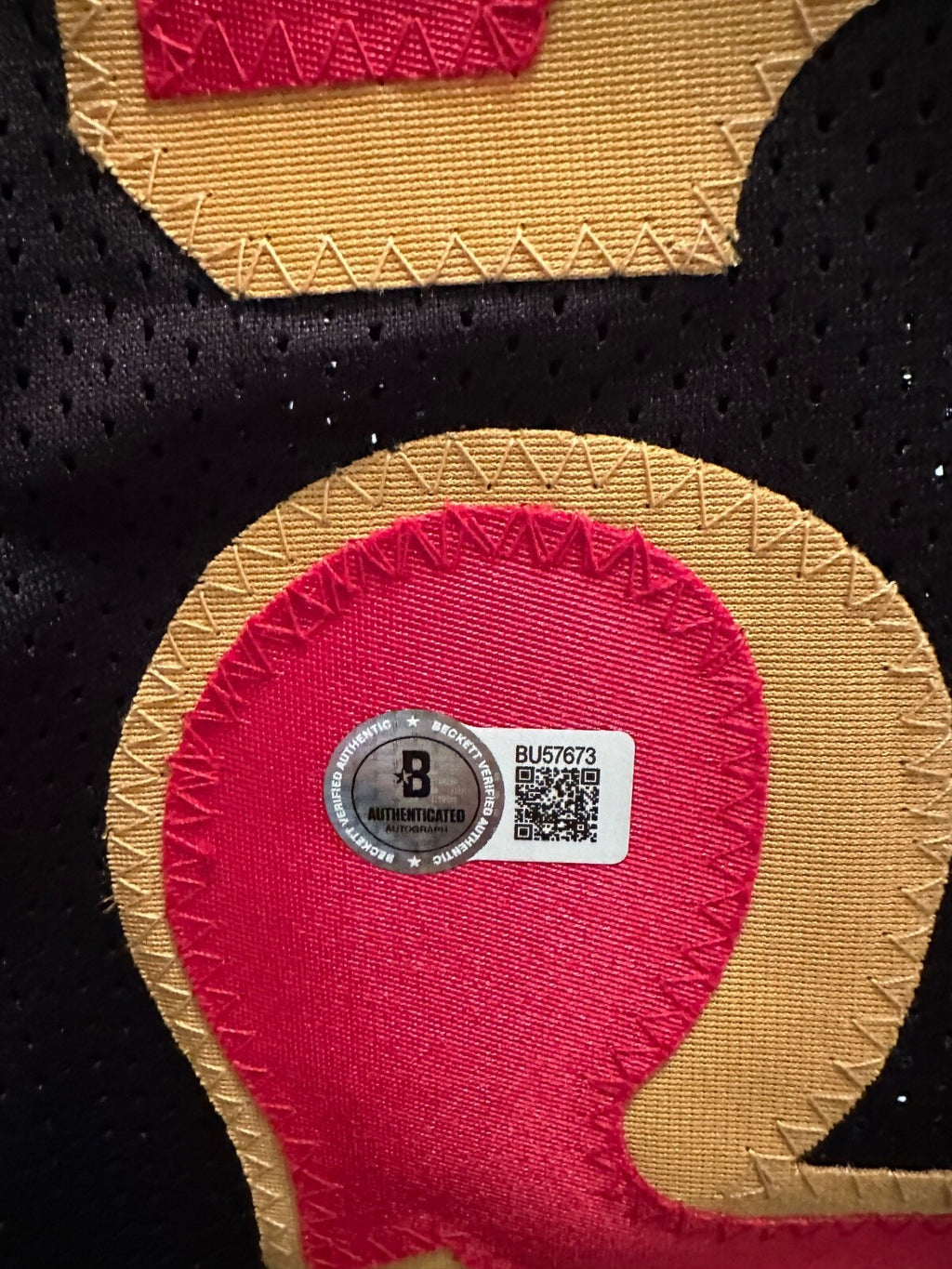 Dee Winters Signed 49ers #53 Black Jersey – Beckett Authenticated