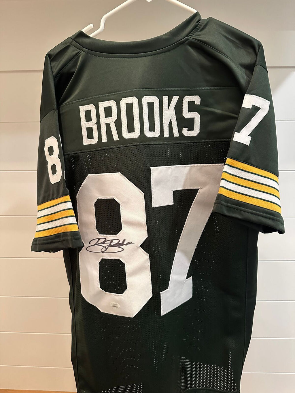 Robert Brooks Signed Green Bay Packers #87 Jersey – JSA Authenticated AY56288