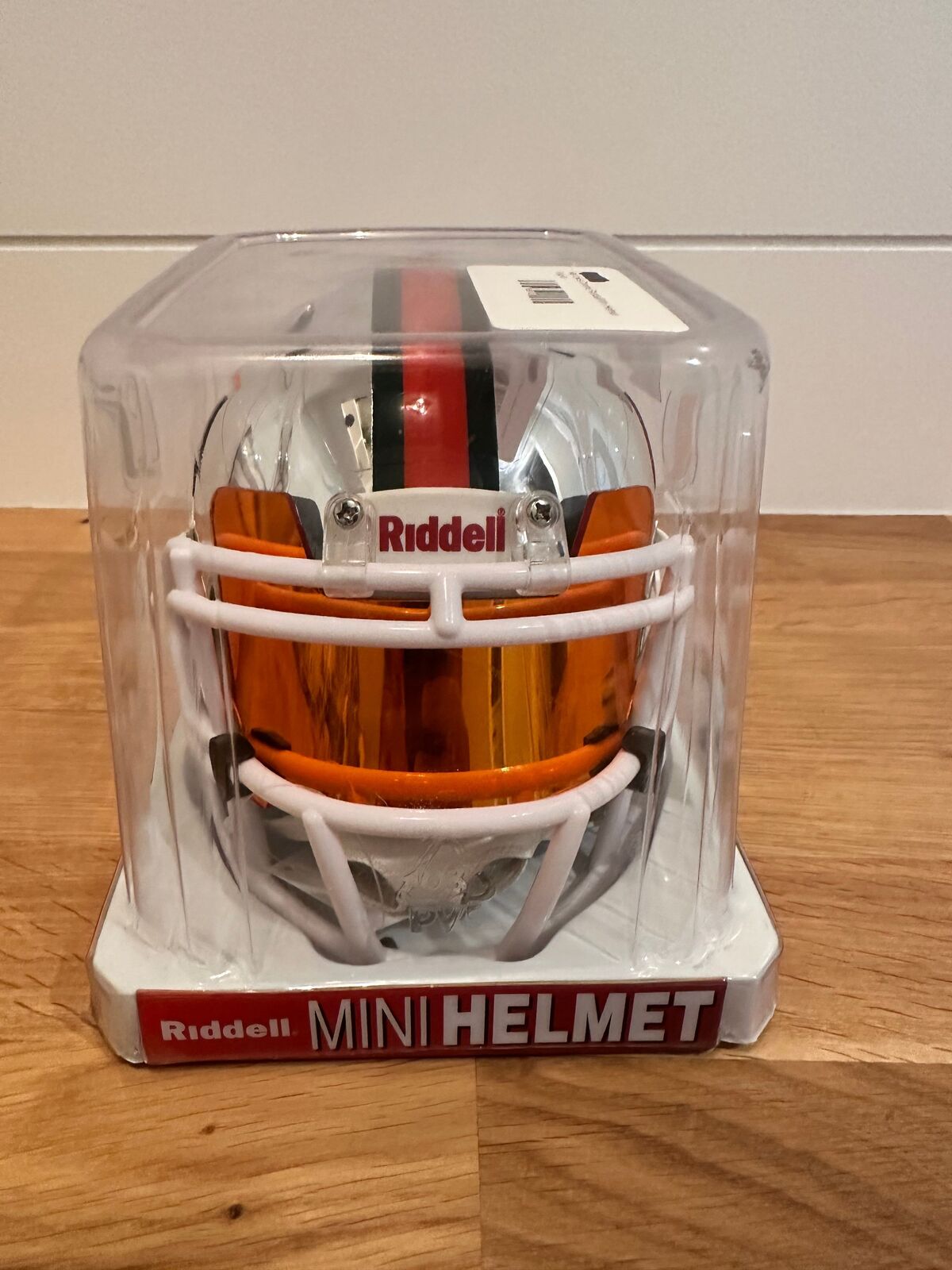 Ray Lewis Signed Miami Hurricanes Chrome Mini Helmet — Beckett COA