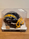 Kellen Winslow & Charlie Joiner Dual Signed Chargers Mini Helmet — Beckett
