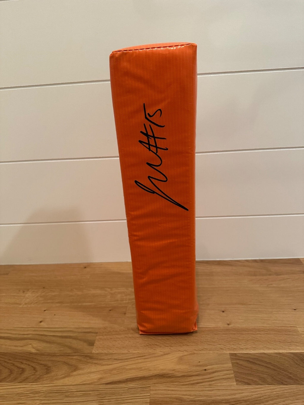 Jalen McMillan Signed Tampa Bay Buccaneers End Zone Pylon – Beckett Witnessed