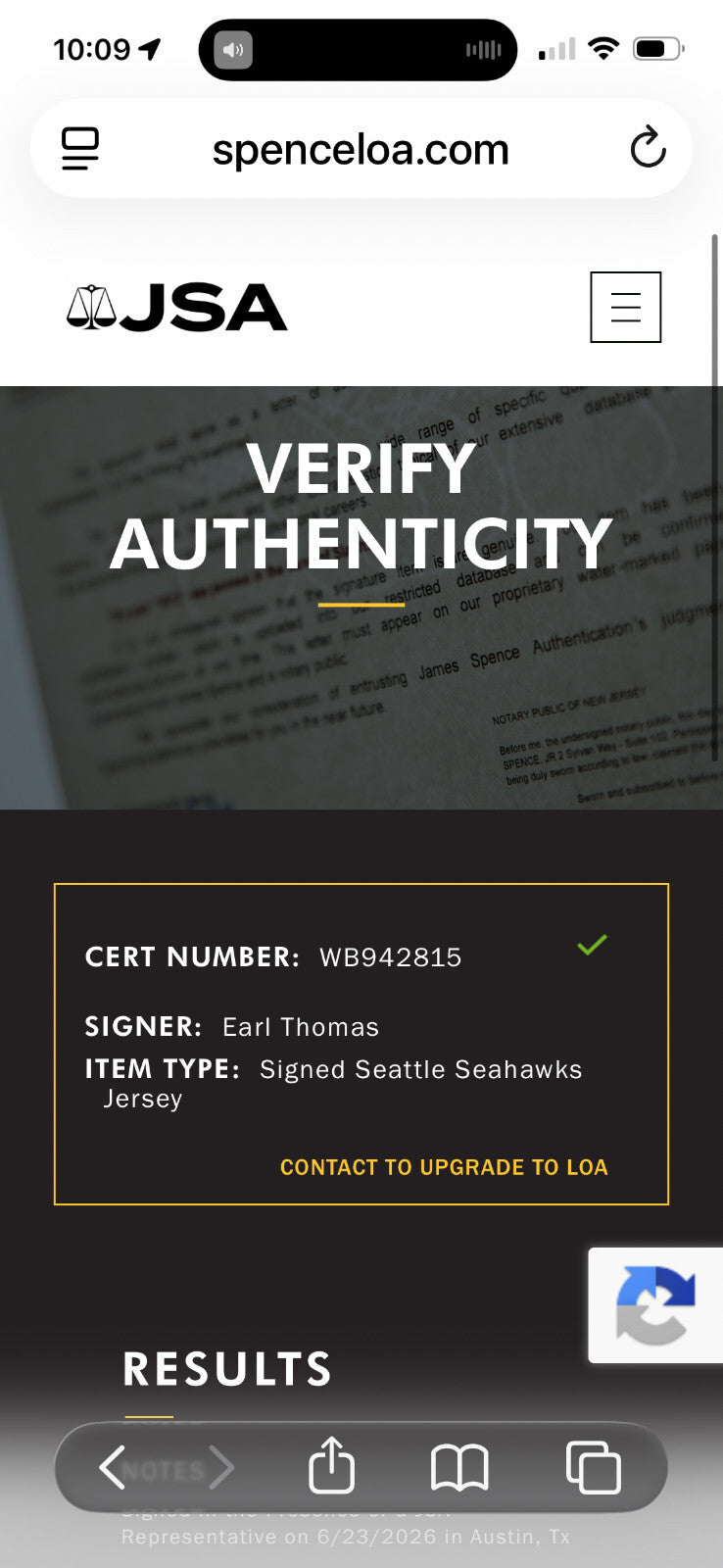 Earl Thomas III Signed Seattle Seahawks #29 Jersey – JSA Authenticated