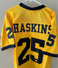 Hassan Haskins Signed Michigan Jersey #25 – JSA Witness Authenticated
