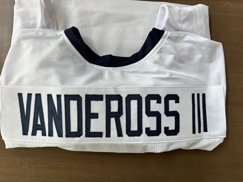 Junior Vandeross III Autographed Toledo Rockets #2 White Football Jersey with BE