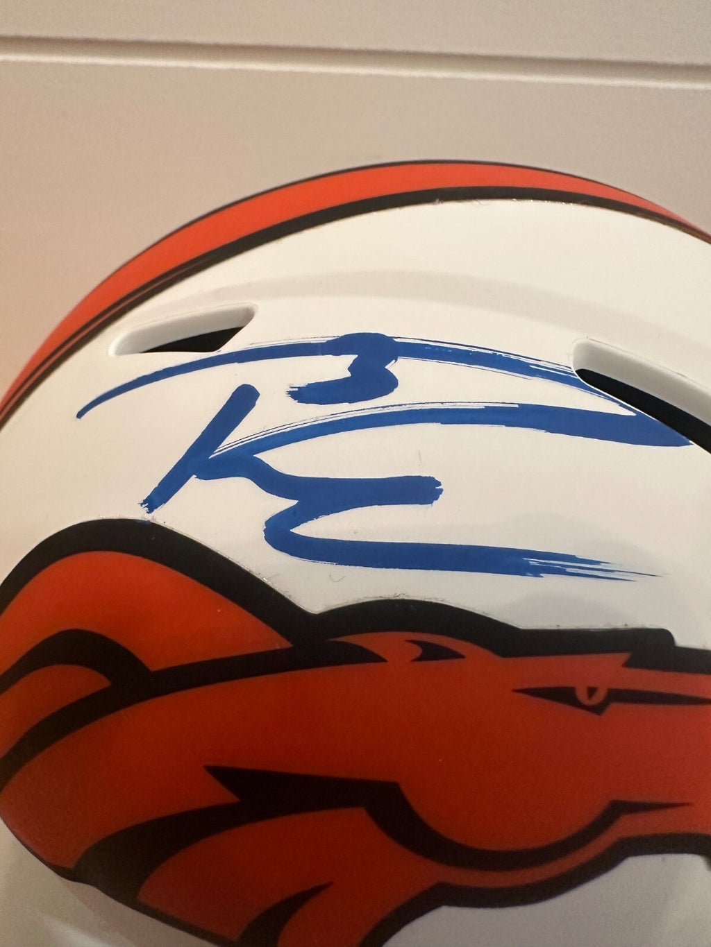 Russell Wilson Signed Denver Broncos Lunar Eclipse Mini Helmet – Fanatics
