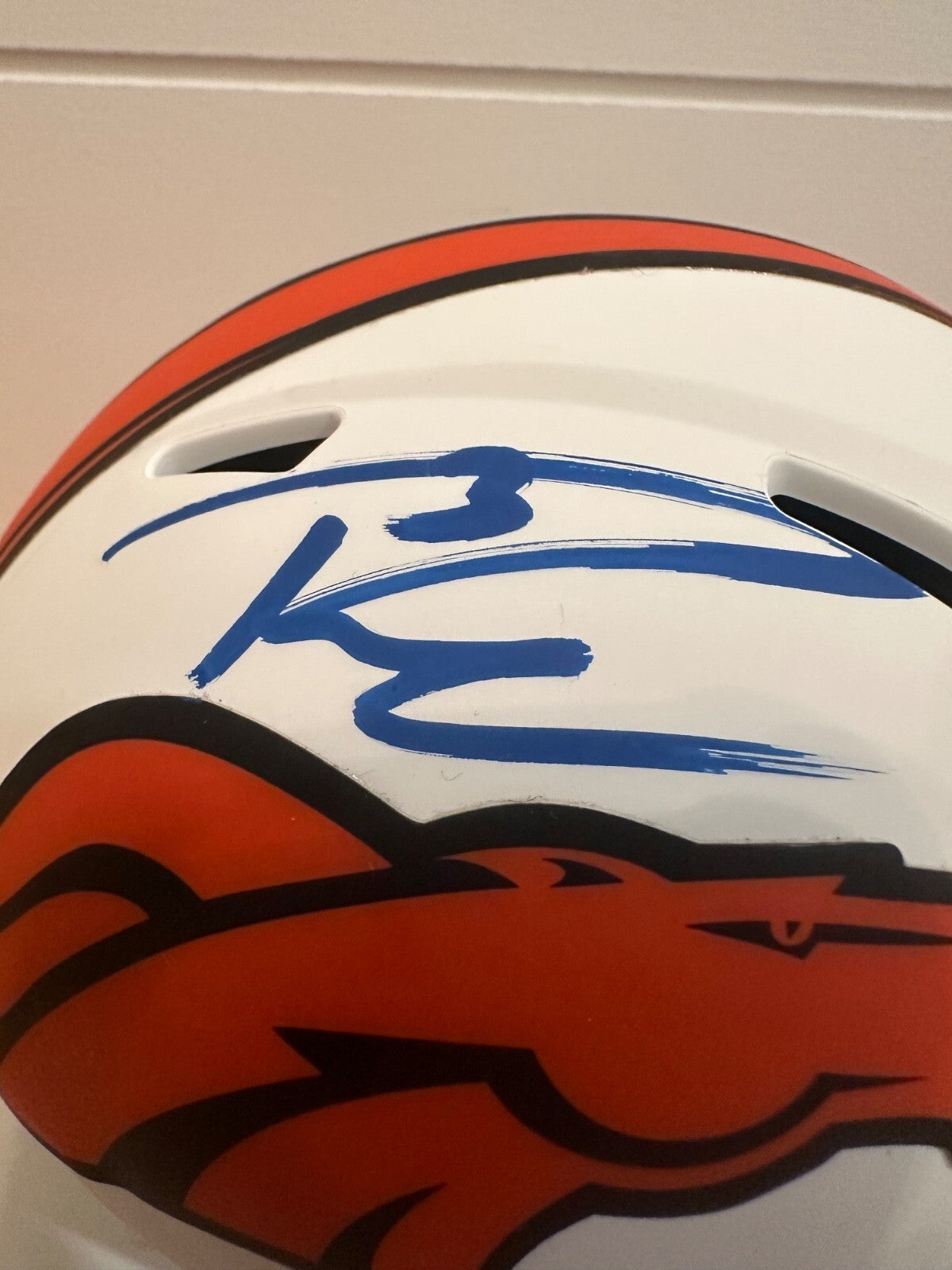 Russell Wilson Signed Denver Broncos Lunar Eclipse Mini Helmet – Fanatics