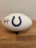 Frank Gore Signed Indianapolis Colts White Panel Football – Beckett Witnessed