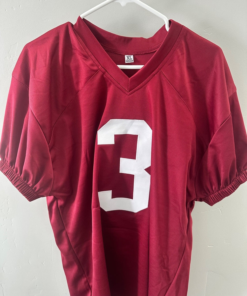 Jermaine Burton hand-signed Alabama Crimson Tide custom jersey.