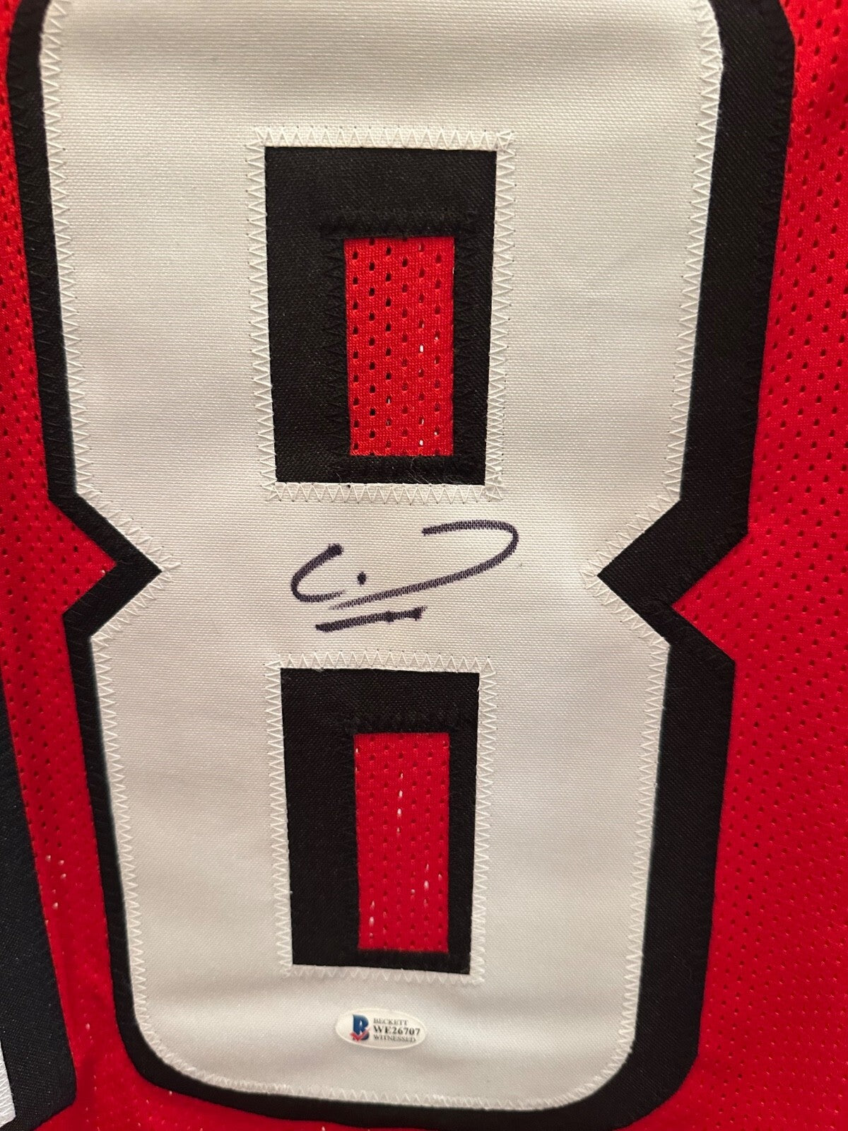 Calvin Ridley Autographed Atlanta Falcons Jersey – Beckett Witnessed COA