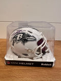 Terrell Suggs Signed Baltimore Ravens Riddell Mini Helmet – Beckett Witnessed