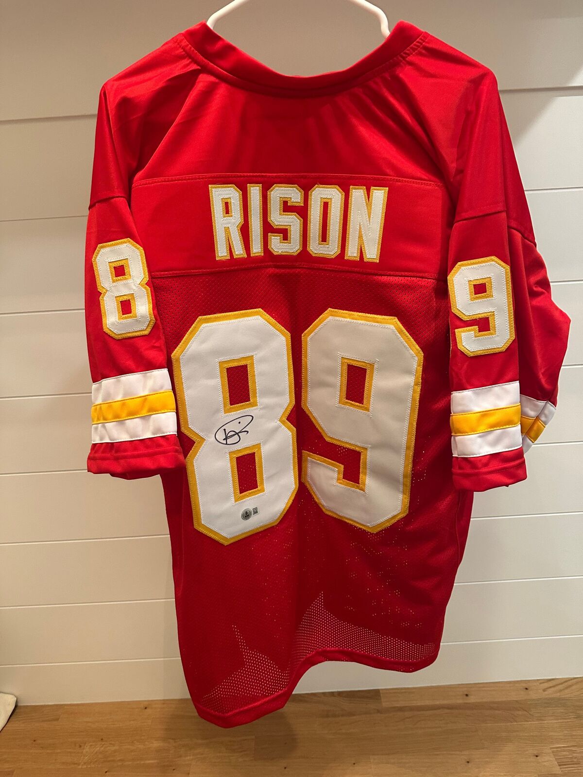 Andre Rison Signed Kansas City Chiefs #89 Jersey – Beckett Witnessed COA