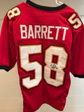 Shaquil “Shaq” Barrett Signed #58 Tampa Bay Red Football Jersey – JSA Certified