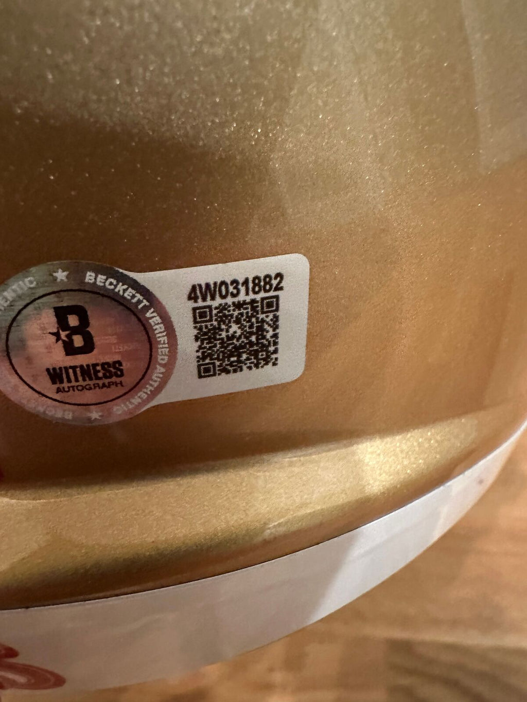 Frank Gore Signed San Francisco 49ers Full-Size Replica Helmet – Beckett
