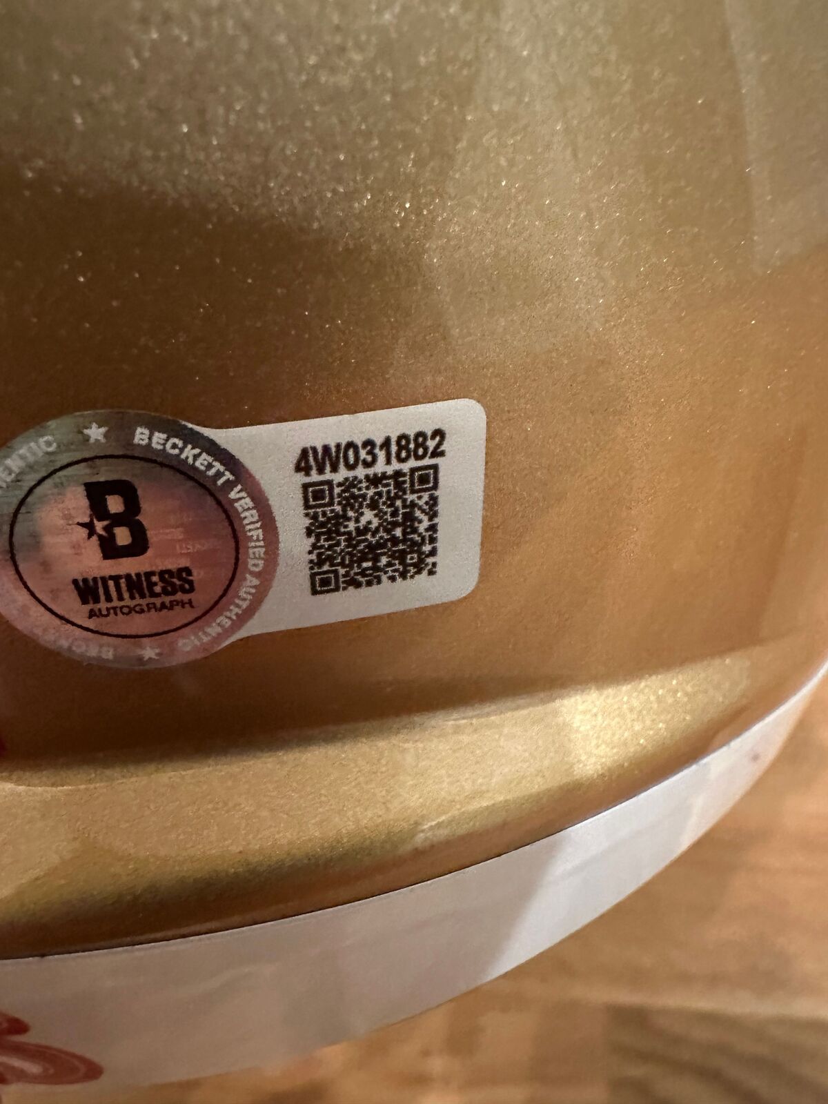 Frank Gore Signed San Francisco 49ers Full-Size Replica Helmet – Beckett