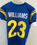 Kyren Williams Signed Rams Jersey with game cut sleeves – Beckett Authenticated