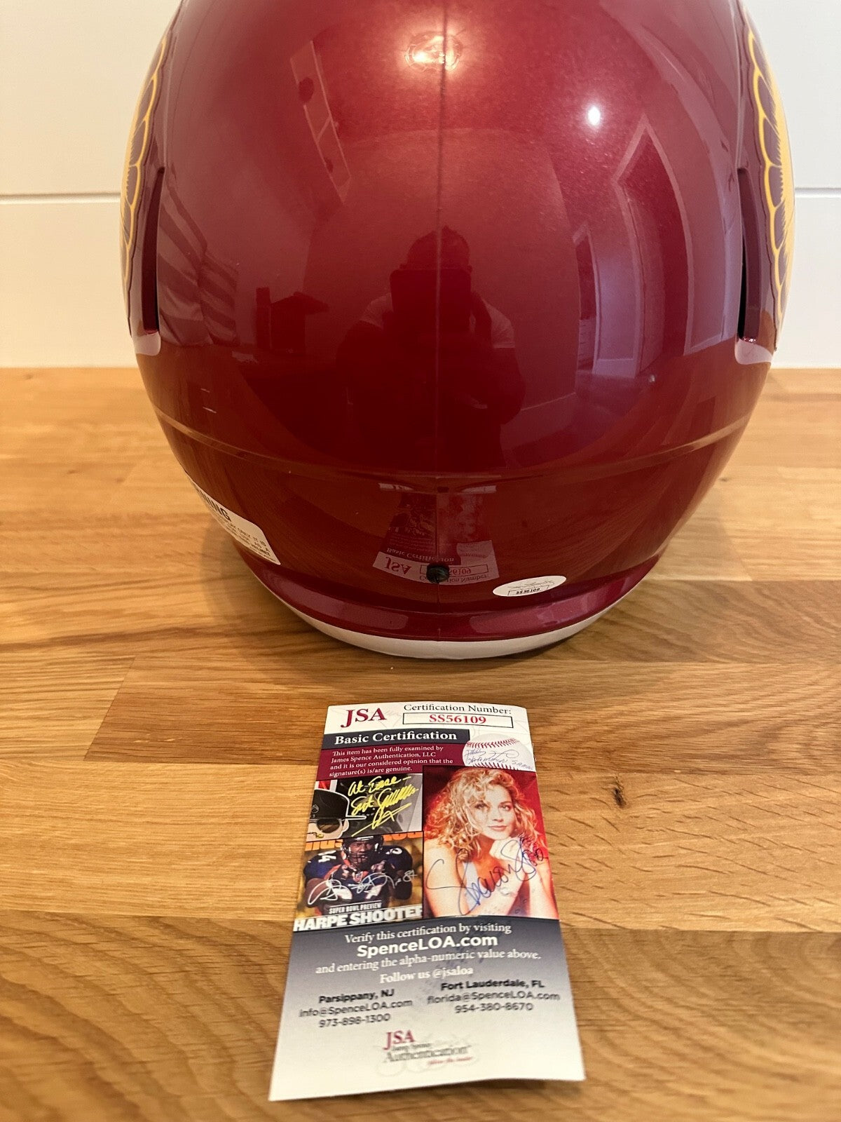 Chris Steele Signed USC Trojans Full Size Speed Helmet – JSA Certified