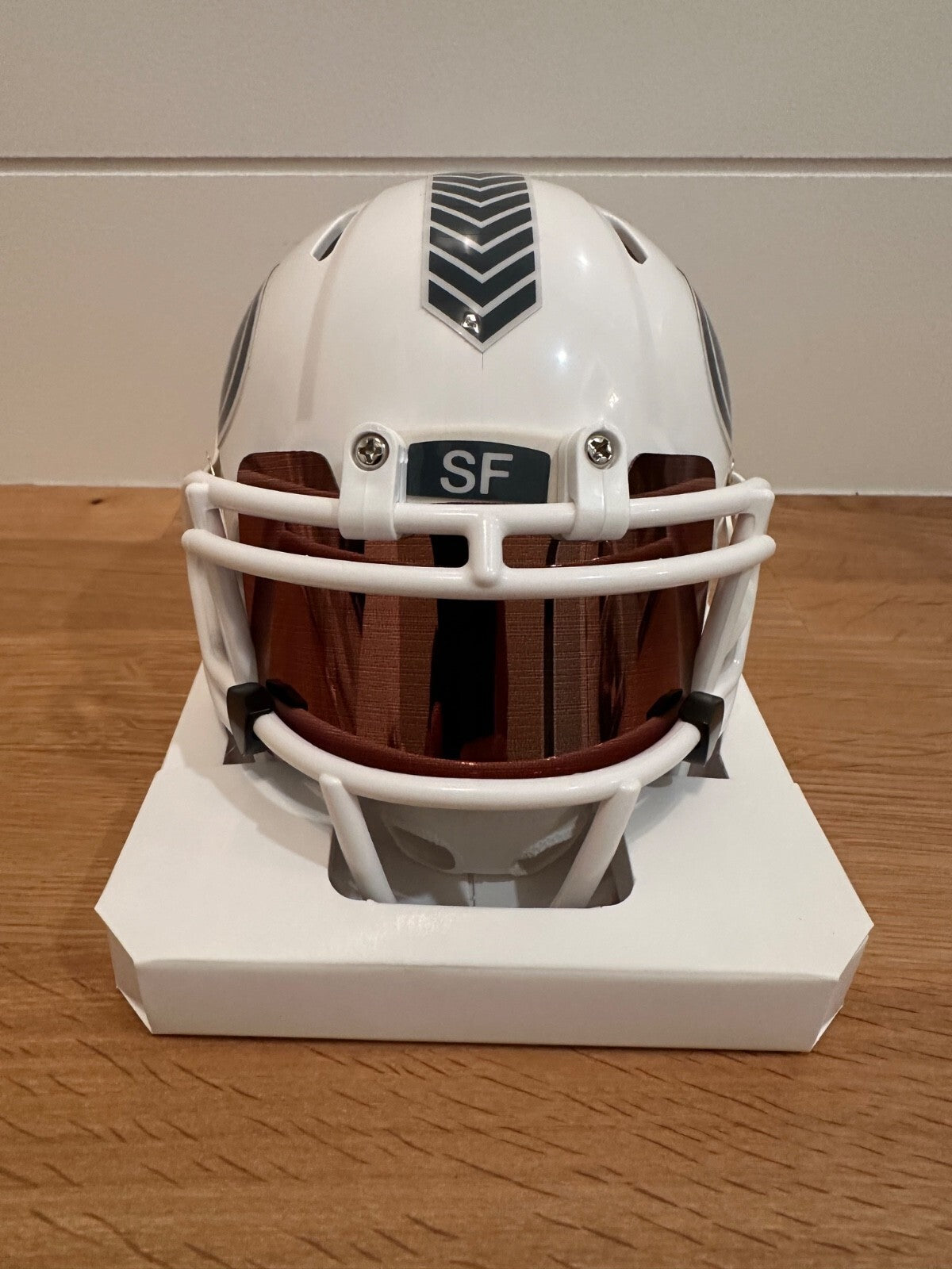 Roger Craig Signed 49ers Salute to Service Mini Helmet – Beckett Witnessed