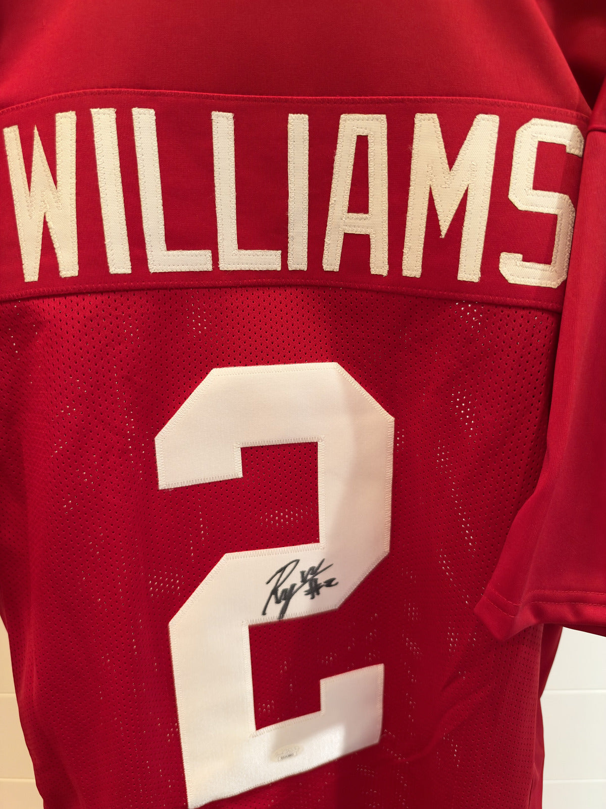 Ryan Williams Signed Alabama Crimson Tide Custom Jersey #2 JSA COA