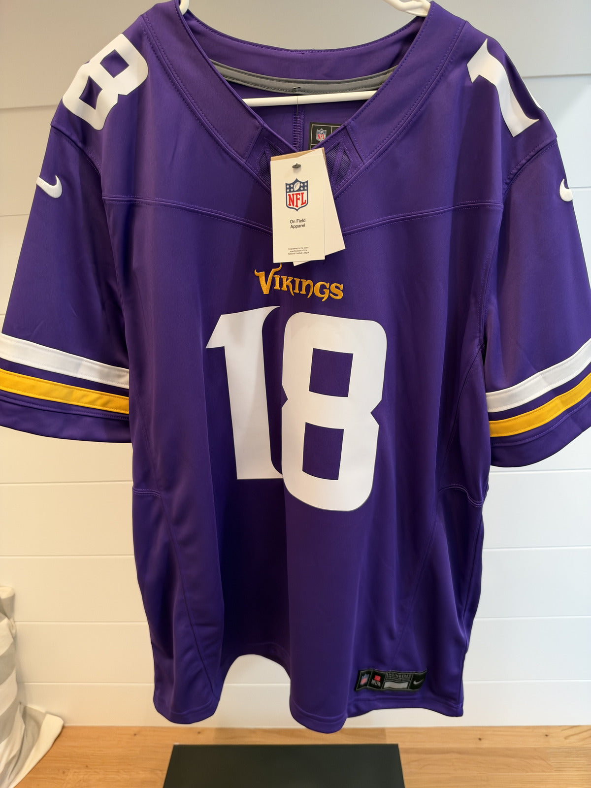Justin Jefferson Signed Vikings Nike Vapor FUSE Limited Jersey XL Fanatics