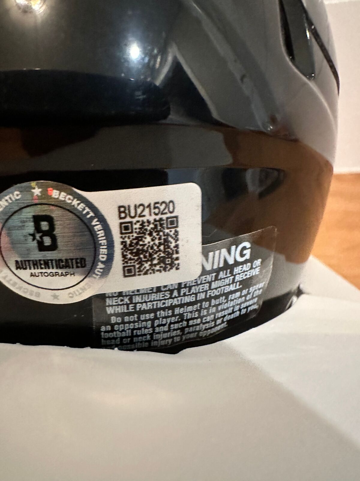 Maurice Jones-Drew Signed Jaguars Mini Helmet Beckett COA BU21520