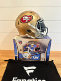 Ricky Pearsall Signed San Francisco 49ers Full Size Speed Replica Helmet –