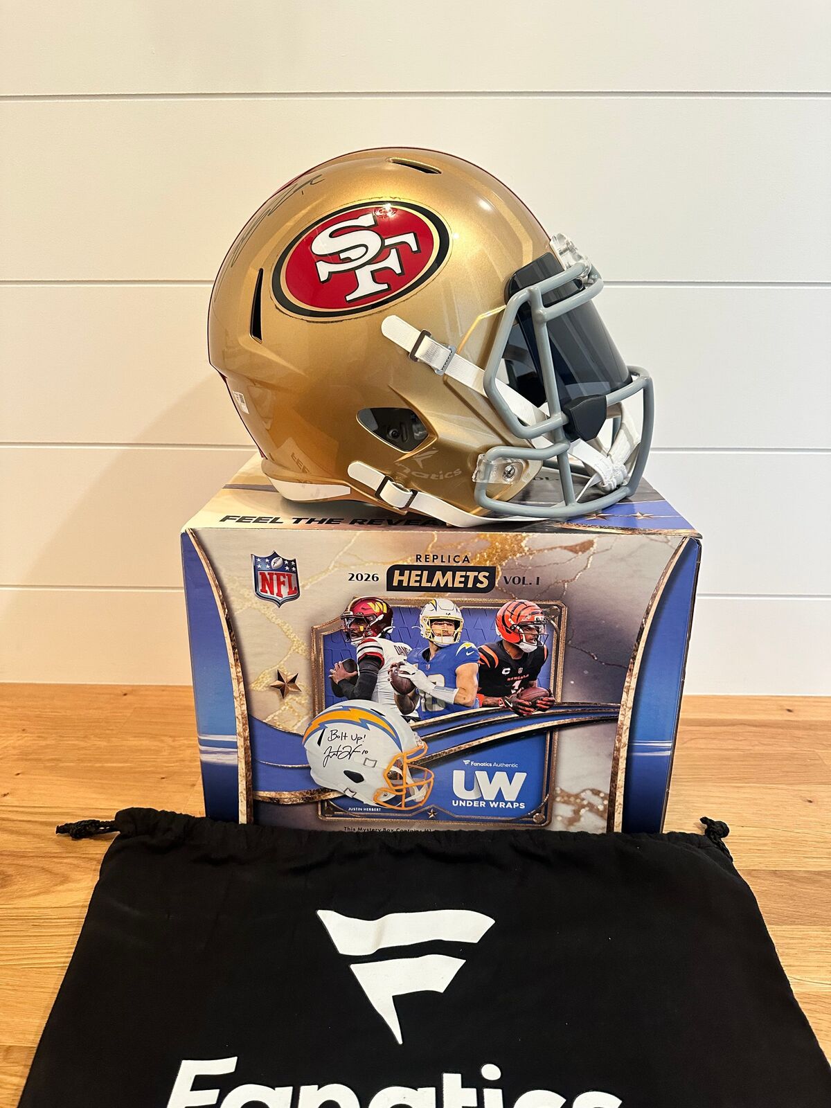 Ricky Pearsall Signed San Francisco 49ers Full Size Speed Replica Helmet –