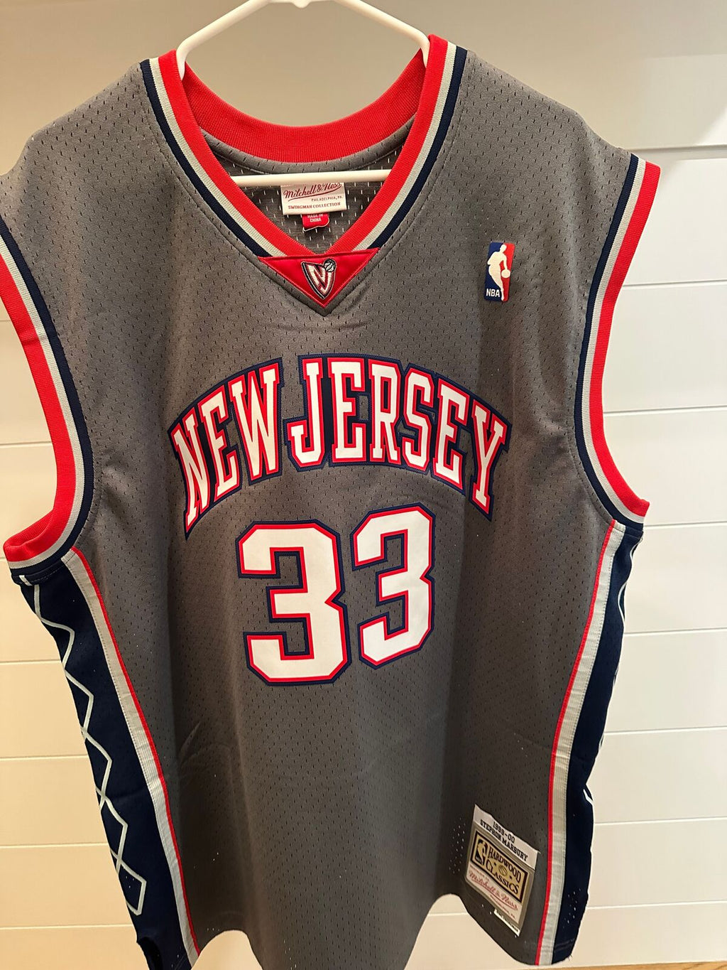 Stephon Marbury Autographed New Jersey Nets #33 Mitchell & Ness Jersey – Becket
