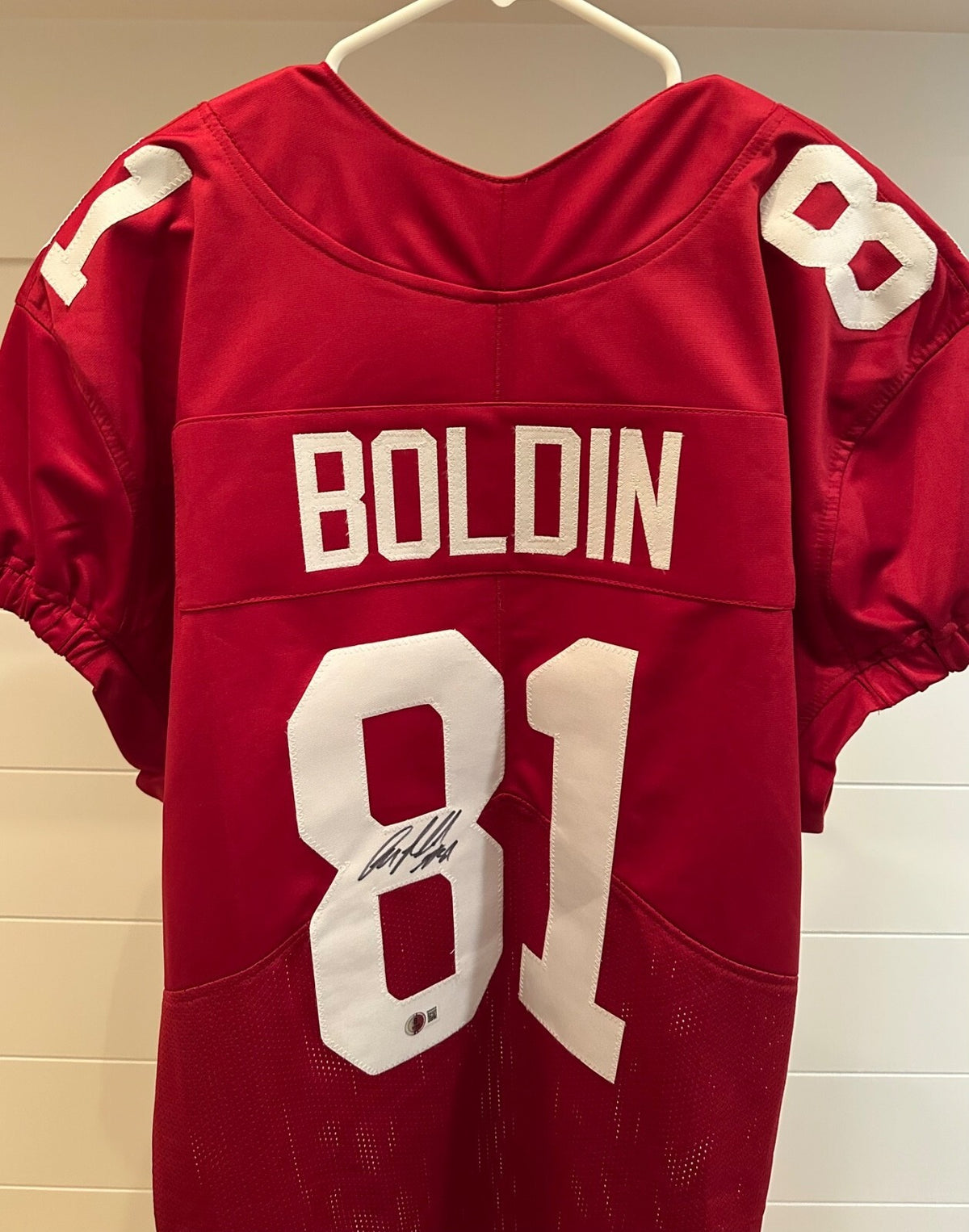 Anquan Boldin Signed Arizona Cardinals #81 Jersey – Beckett Witnessed
