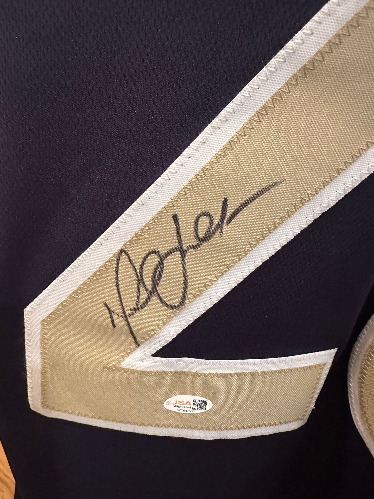 Marshall Faulk Autographed St. Louis Rams #28 Jersey – JSA Witnessed