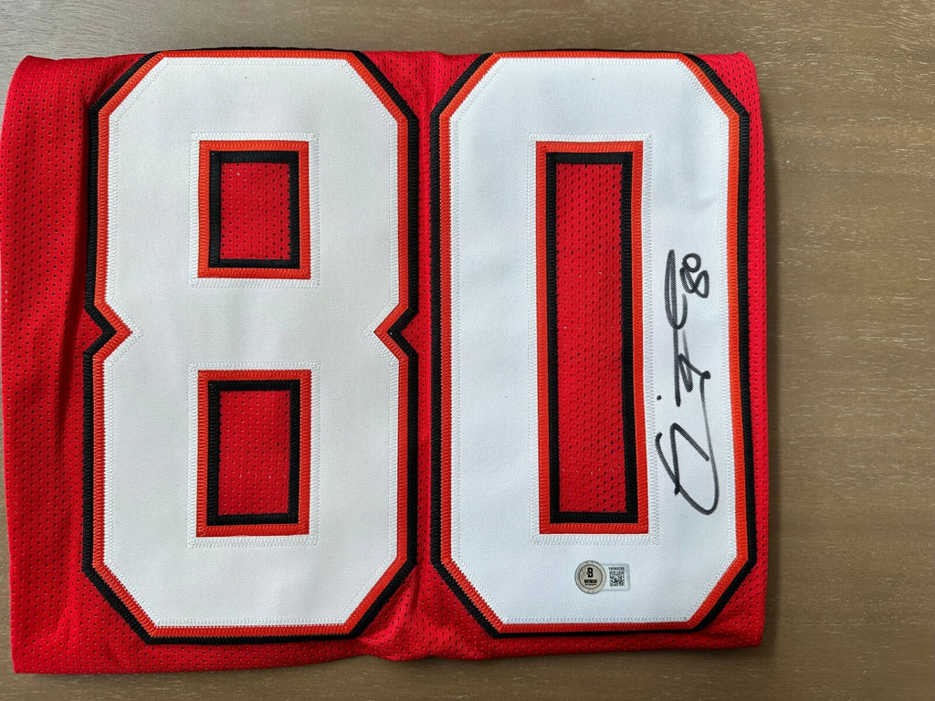 Michael Clayton Signed Buccaneers Jersey – Beckett Witness Authenticated